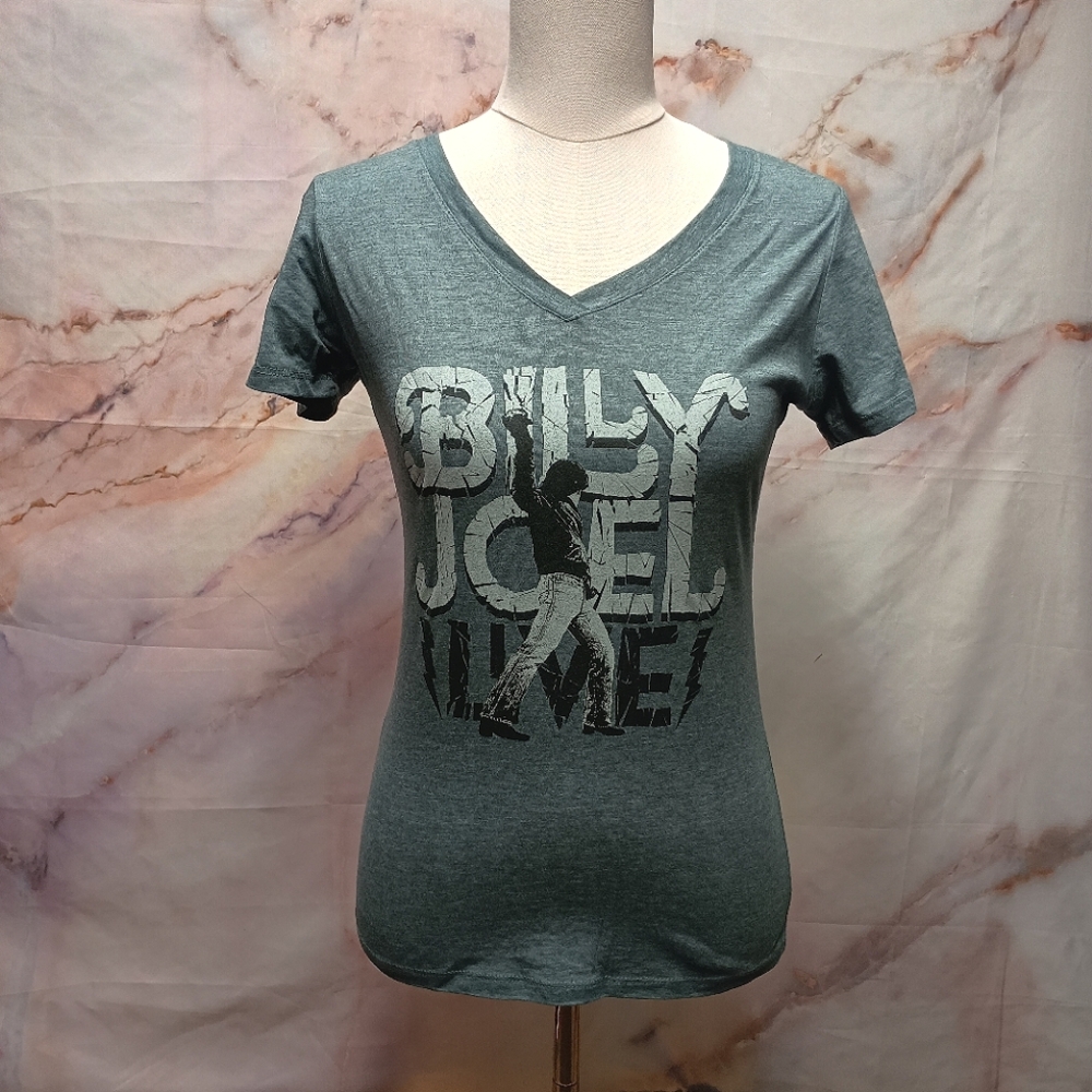 Billy Joel Live Women's V-neck Graphic Tee